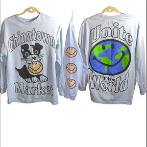 Chinatown Market Unite The World Long Sleeve T-Shirt